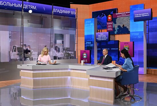 Russia Putin Direct Line