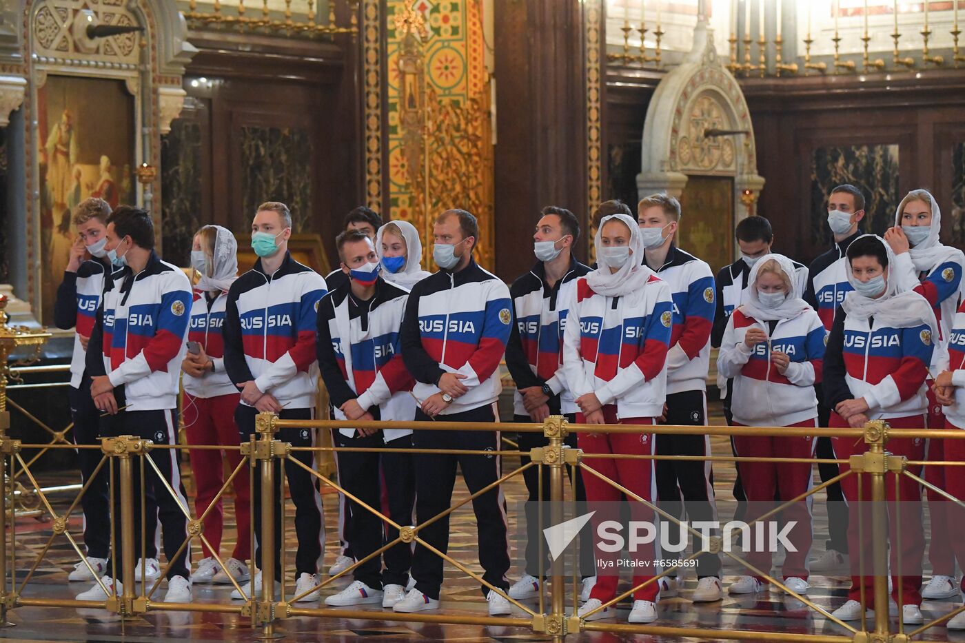 Russia Olympic Team Liturgy 