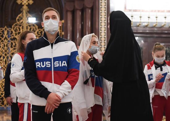 Russia Olympic Team Liturgy 