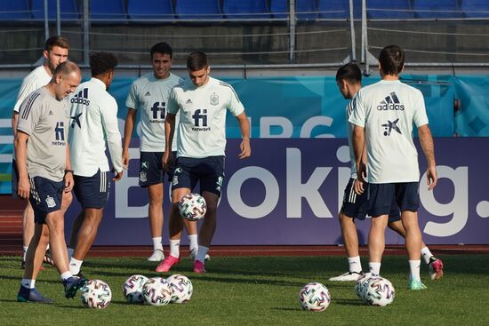 Russia Soccer Euro 2020 Spain Training Session