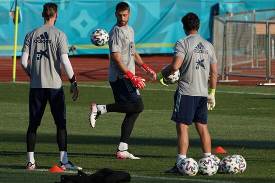 Russia Soccer Euro 2020 Spain Training Session
