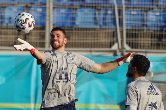 Russia Soccer Euro 2020 Spain Training Session