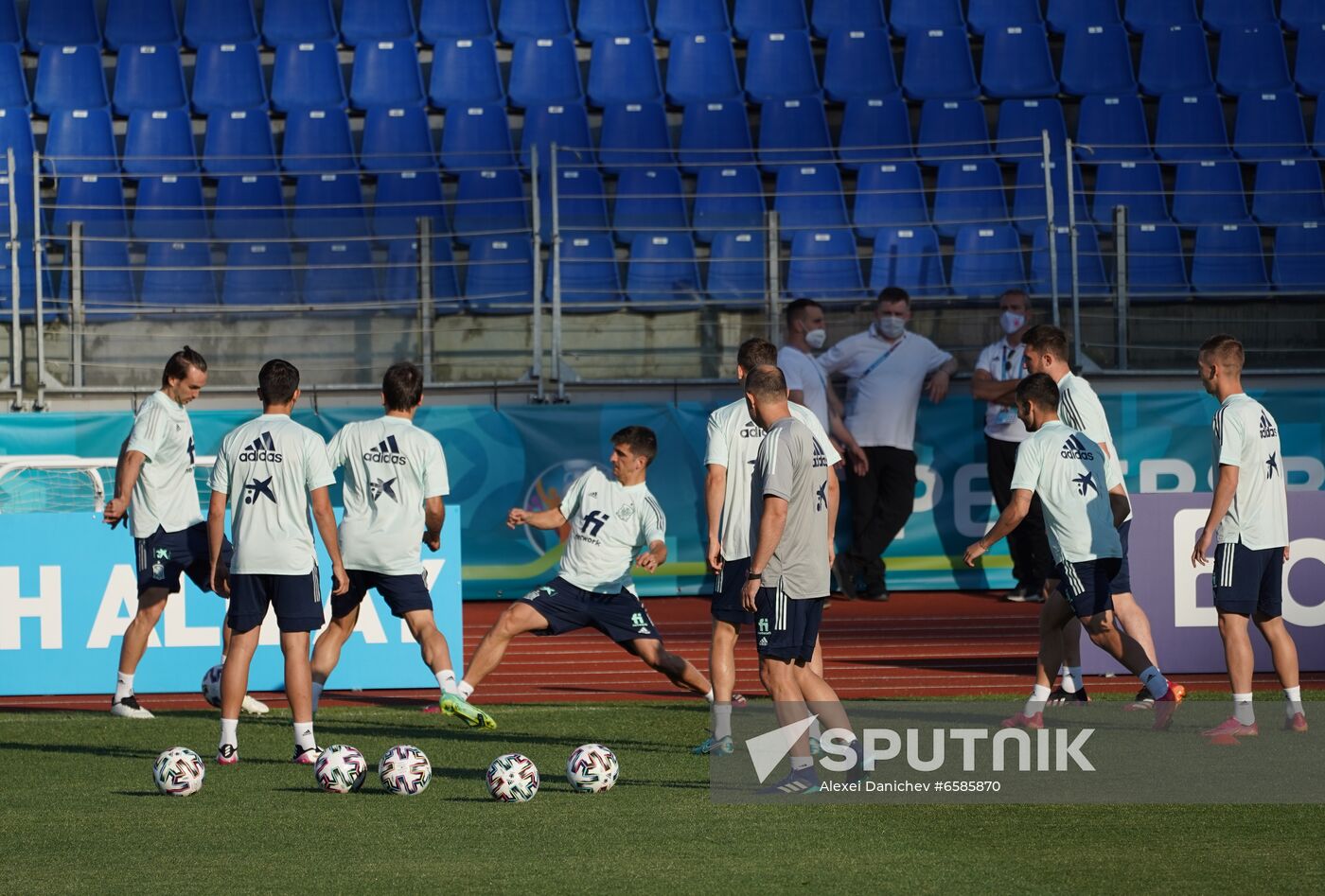 Russia Soccer Euro 2020 Spain Training Session