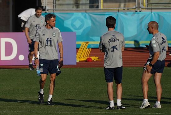 Russia Soccer Euro 2020 Spain Training Session