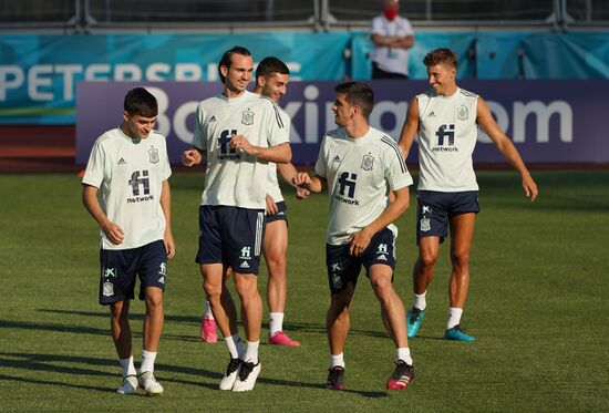 Russia Soccer Euro 2020 Spain Training Session