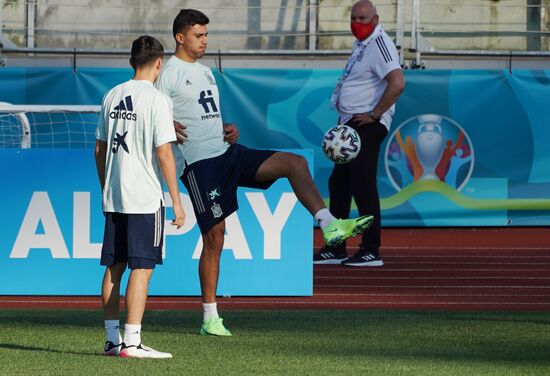 Russia Soccer Euro 2020 Spain Training Session