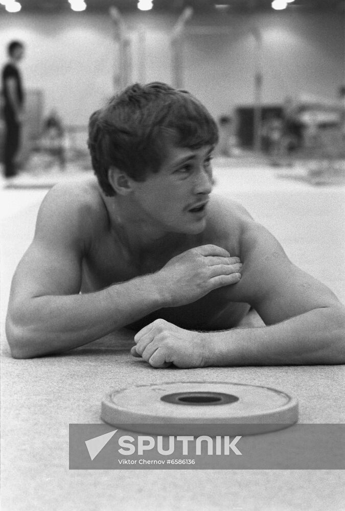 Absolute world champion in artistic gymnastics Yury Korolyov