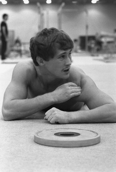 Absolute world champion in artistic gymnastics Yury Korolyov