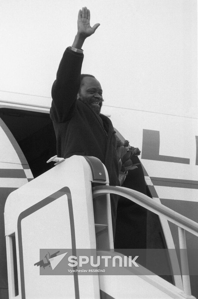 Mozambican delegation visits Soviet Union