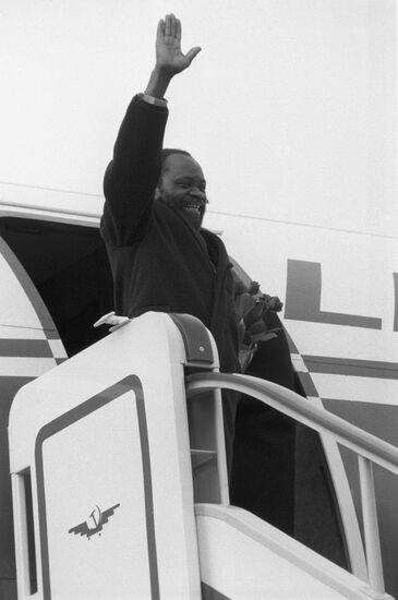Mozambican delegation visits Soviet Union