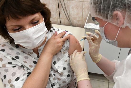 Russia Coronavirus Vaccination