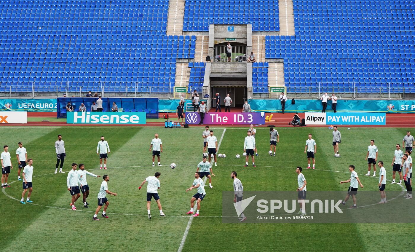 Russia Soccer Euro 2020 Spain Training Session