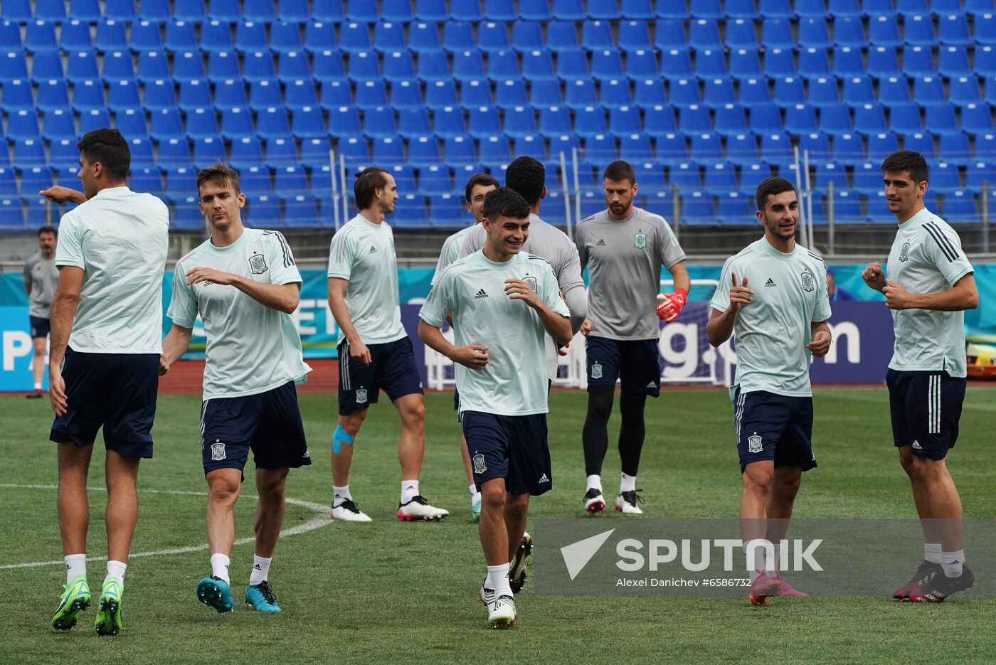 Russia Soccer Euro 2020 Spain Training Session