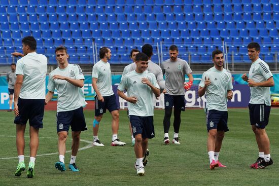 Russia Soccer Euro 2020 Spain Training Session