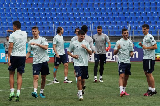Russia Soccer Euro 2020 Spain Training Session