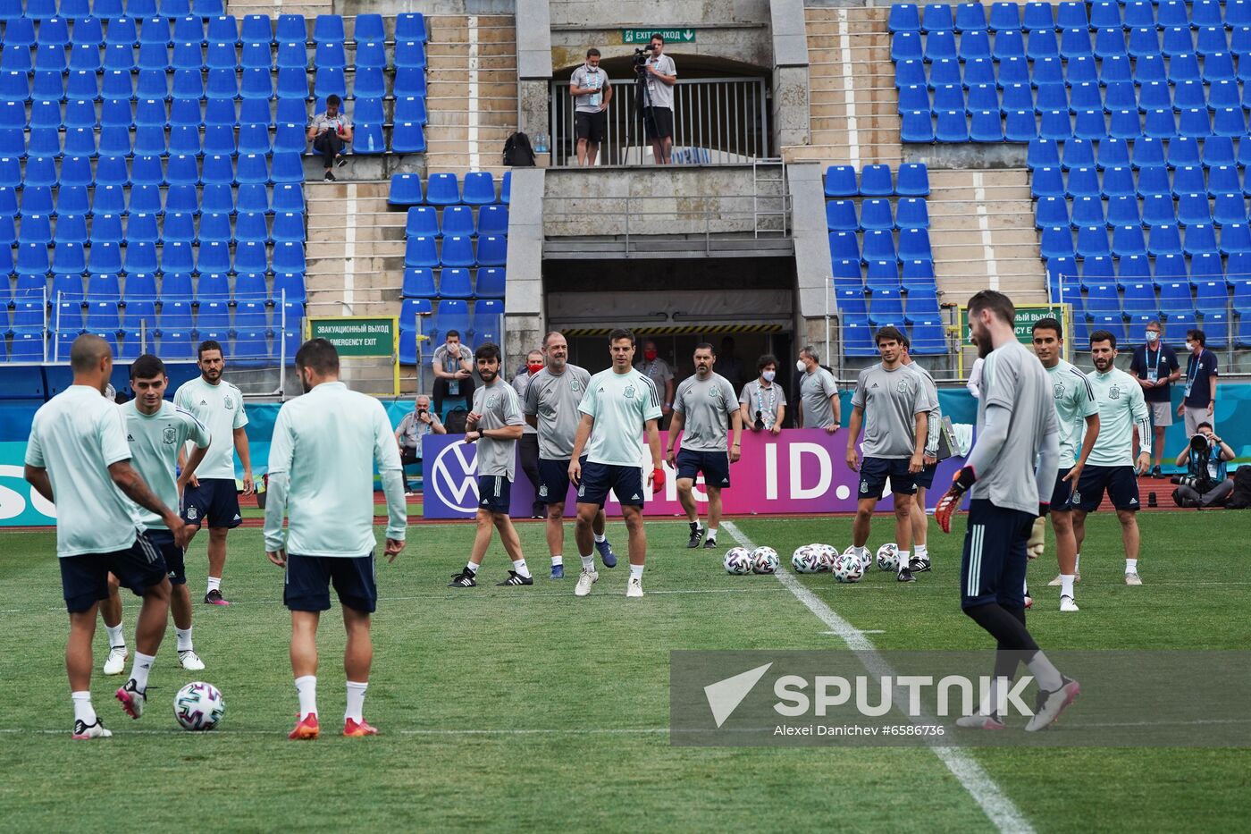 Russia Soccer Euro 2020 Spain Training Session