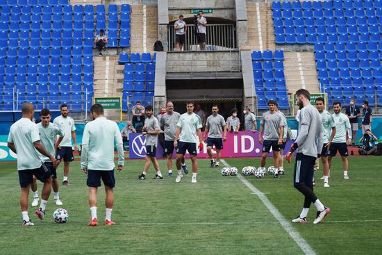 Russia Soccer Euro 2020 Spain Training Session