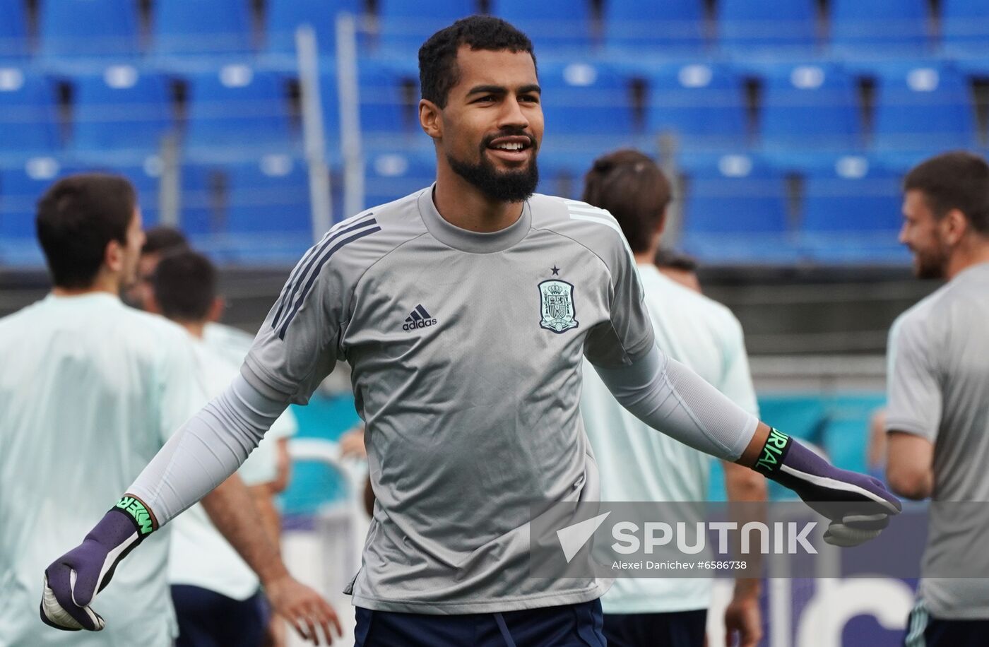 Russia Soccer Euro 2020 Spain Training Session