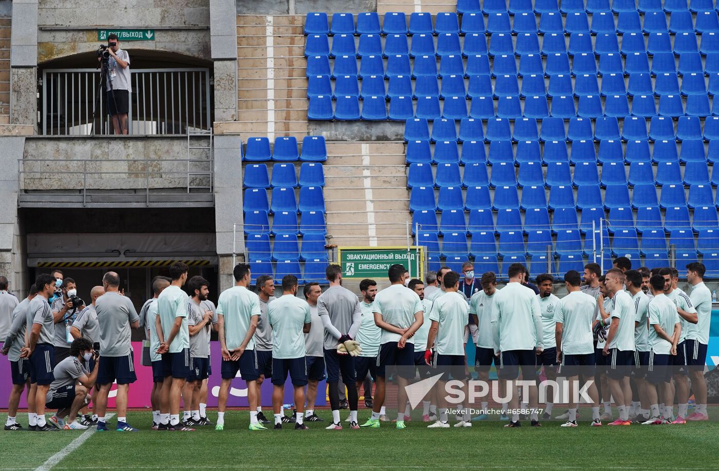 Russia Soccer Euro 2020 Spain Training Session