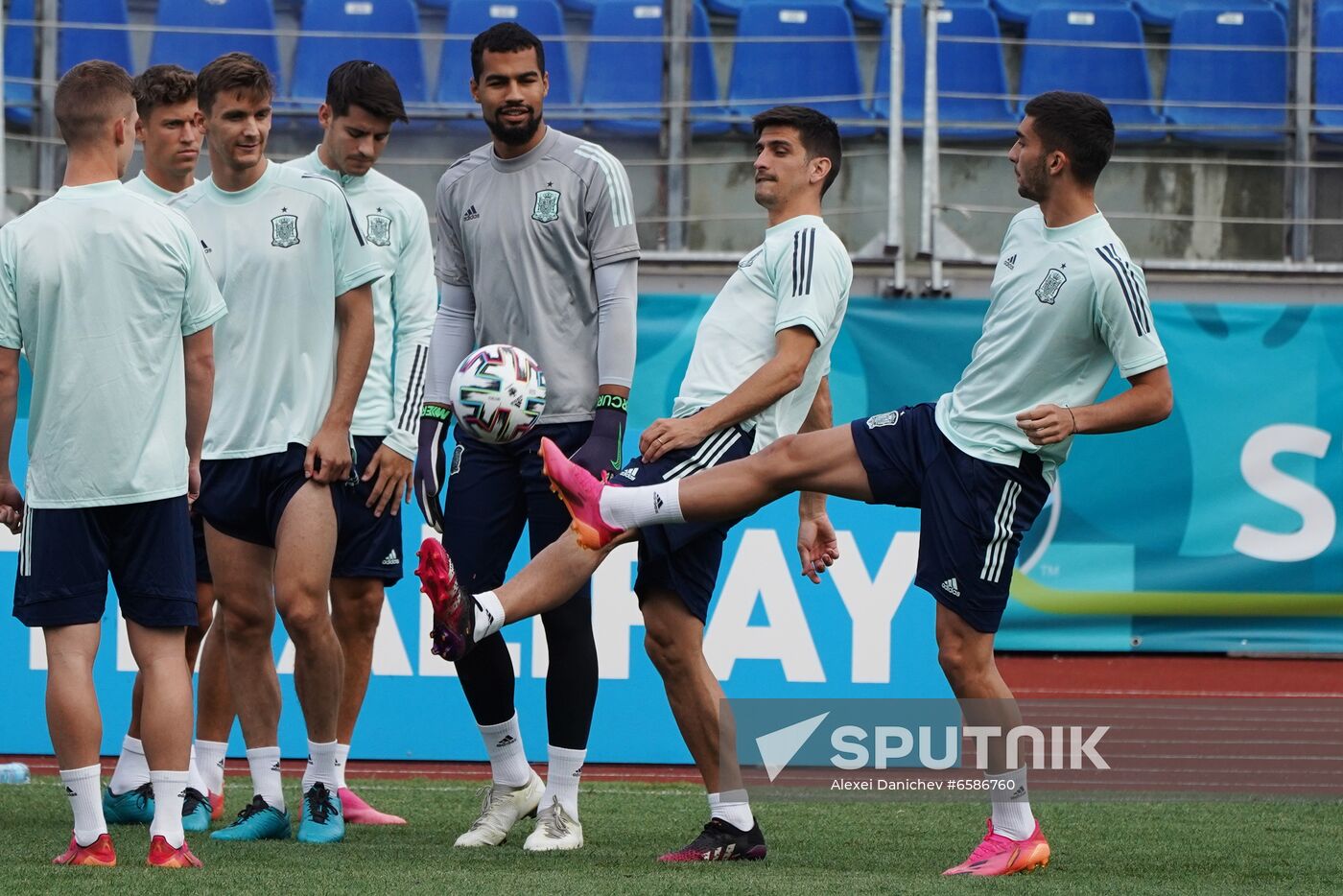 Russia Soccer Euro 2020 Spain Training Session