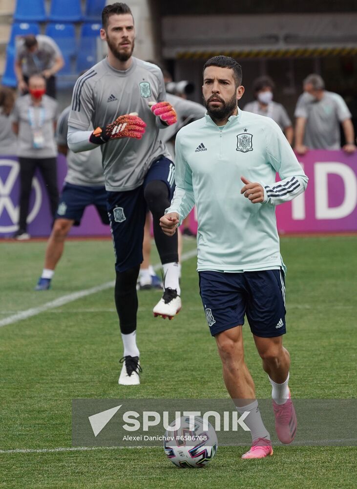 Russia Soccer Euro 2020 Spain Training Session