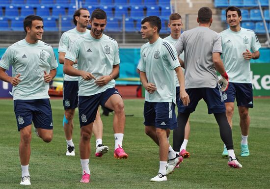 Russia Soccer Euro 2020 Spain Training Session