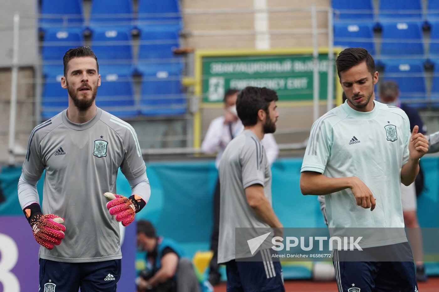 Russia Soccer Euro 2020 Spain Training Session