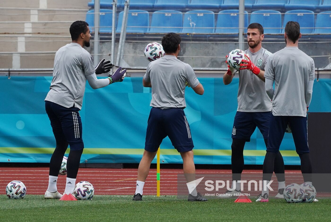 Russia Soccer Euro 2020 Spain Training Session