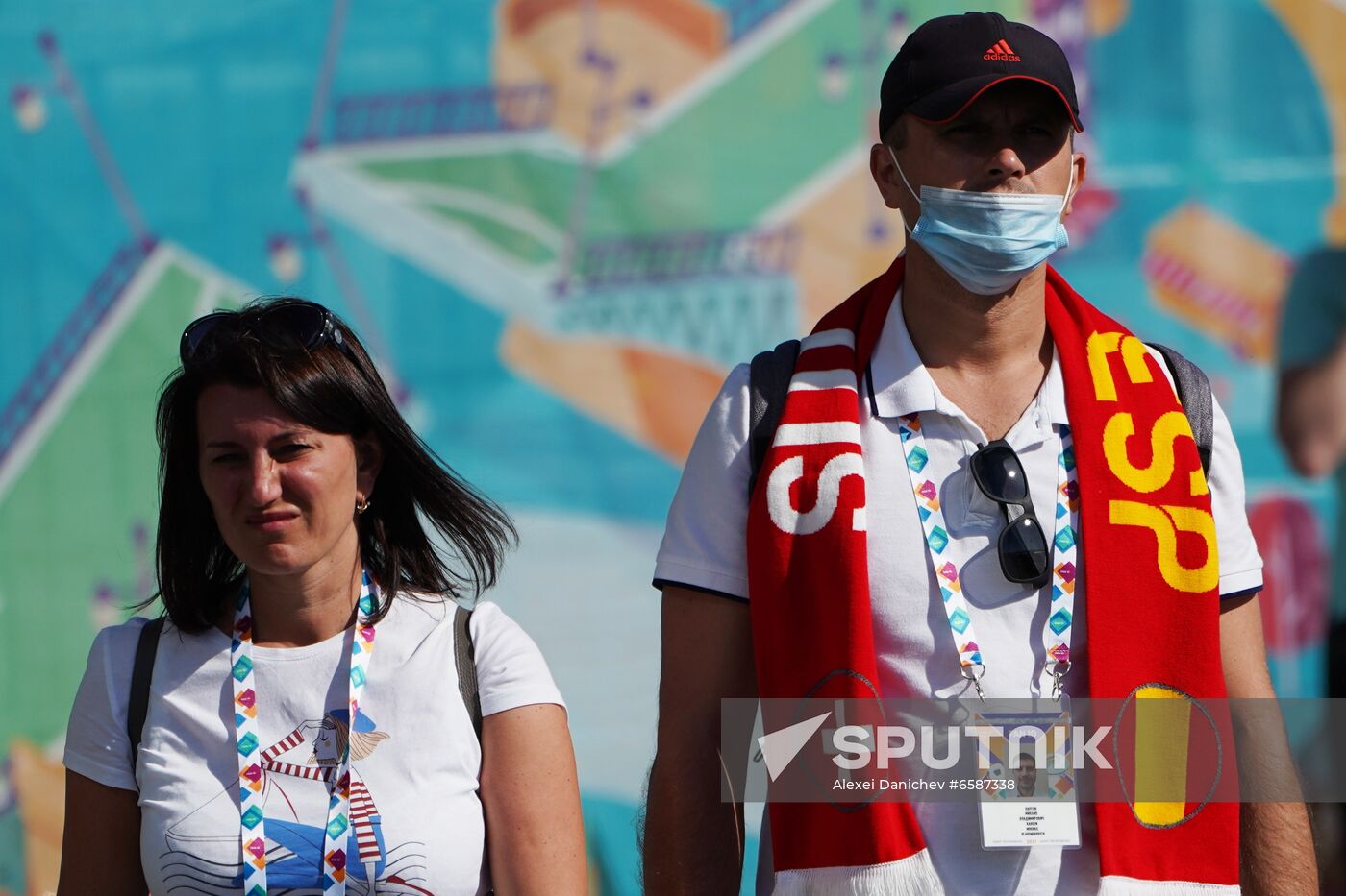 Russia Soccer Euro 2020 Switzerland - Spain