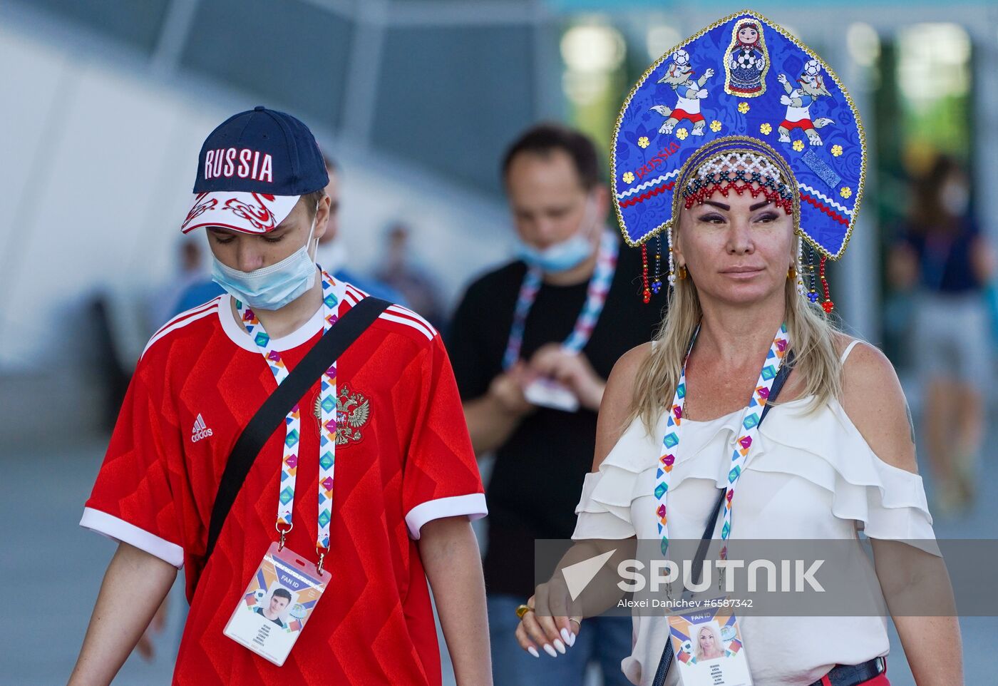 Russia Soccer Euro 2020 Switzerland - Spain