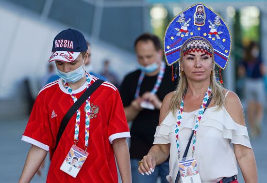 Russia Soccer Euro 2020 Switzerland - Spain