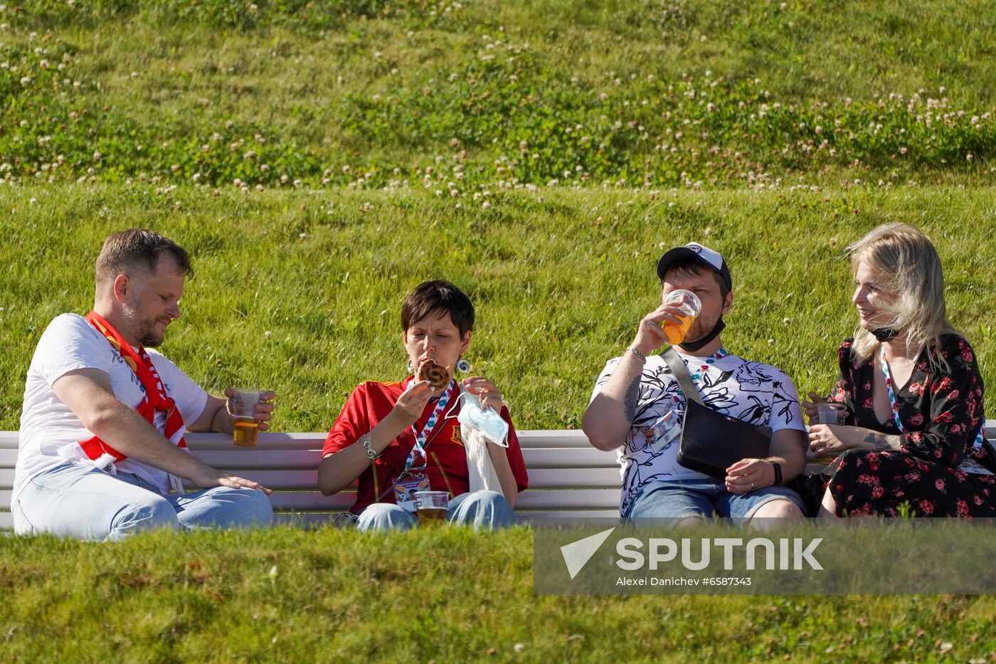 Russia Soccer Euro 2020 Switzerland - Spain