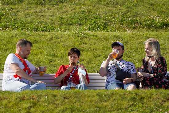 Russia Soccer Euro 2020 Switzerland - Spain