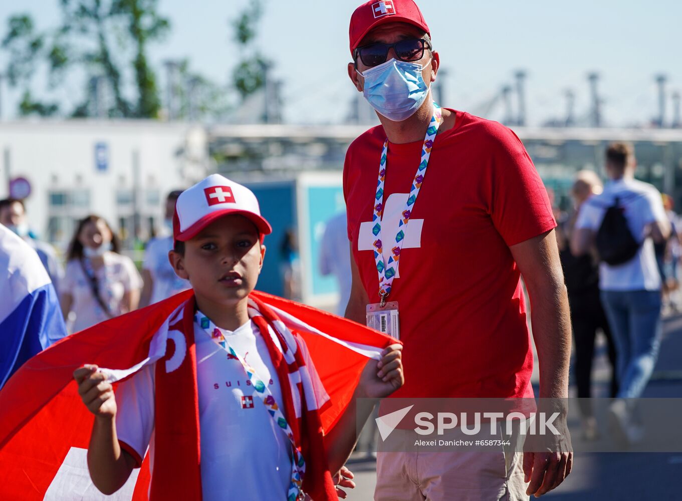 Russia Soccer Euro 2020 Switzerland - Spain