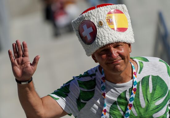 Russia Soccer Euro 2020 Switzerland - Spain