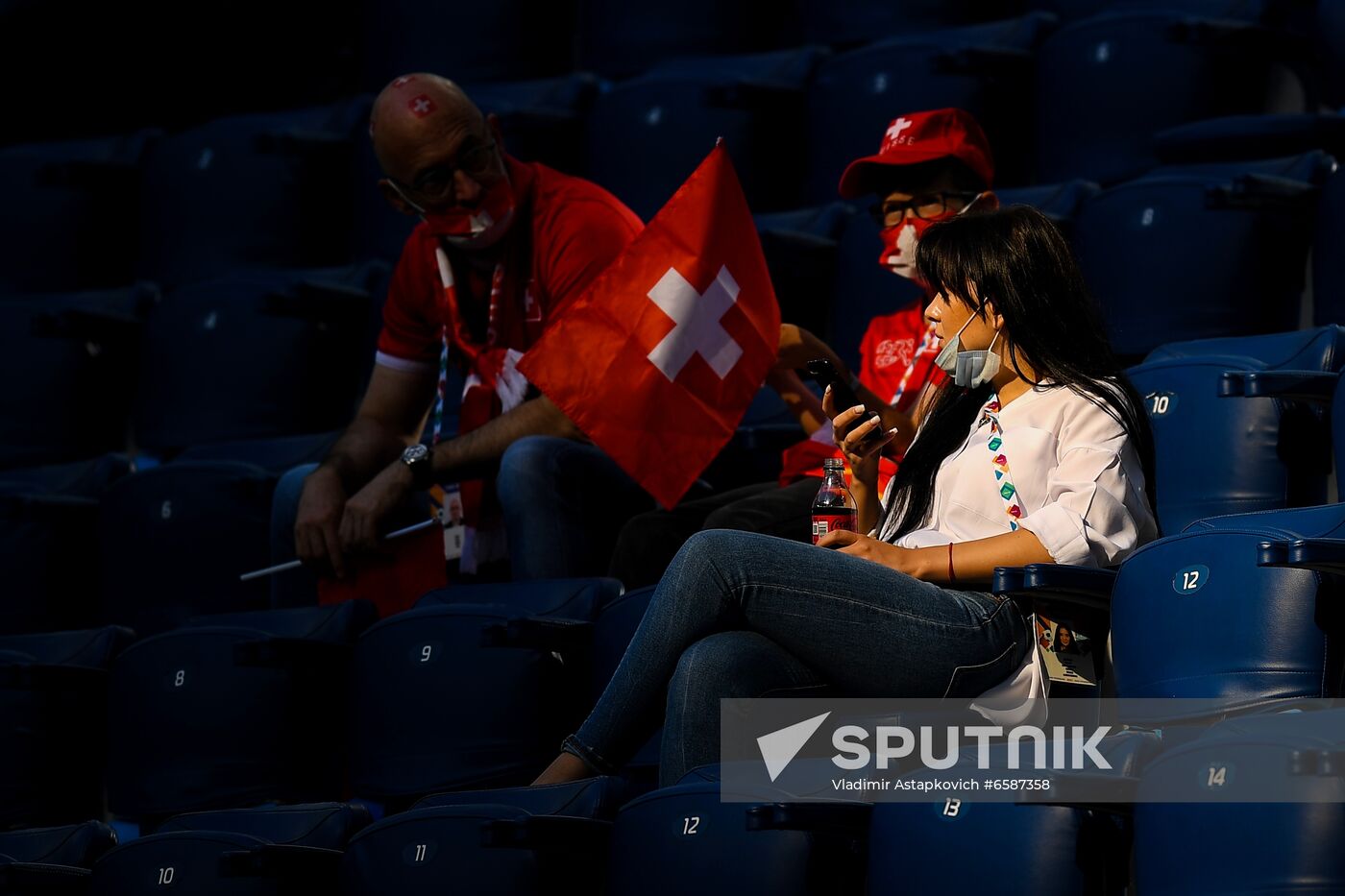 Russia Soccer Euro 2020 Switzerland - Spain