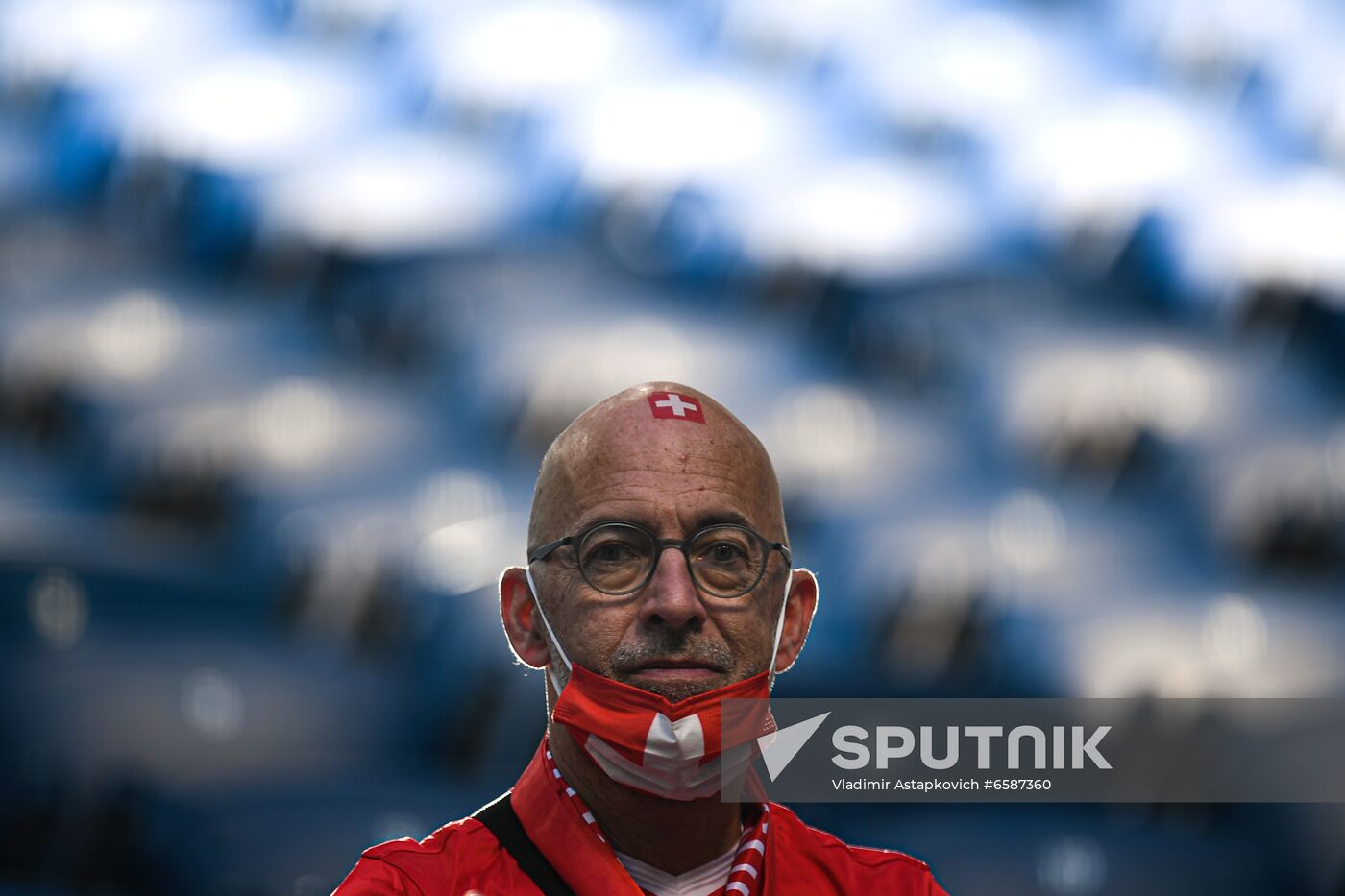 Russia Soccer Euro 2020 Switzerland - Spain