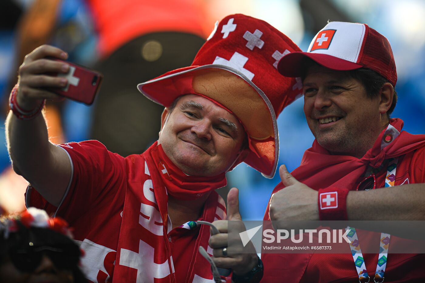 Russia Soccer Euro 2020 Switzerland - Spain