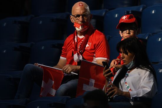 Russia Soccer Euro 2020 Switzerland - Spain