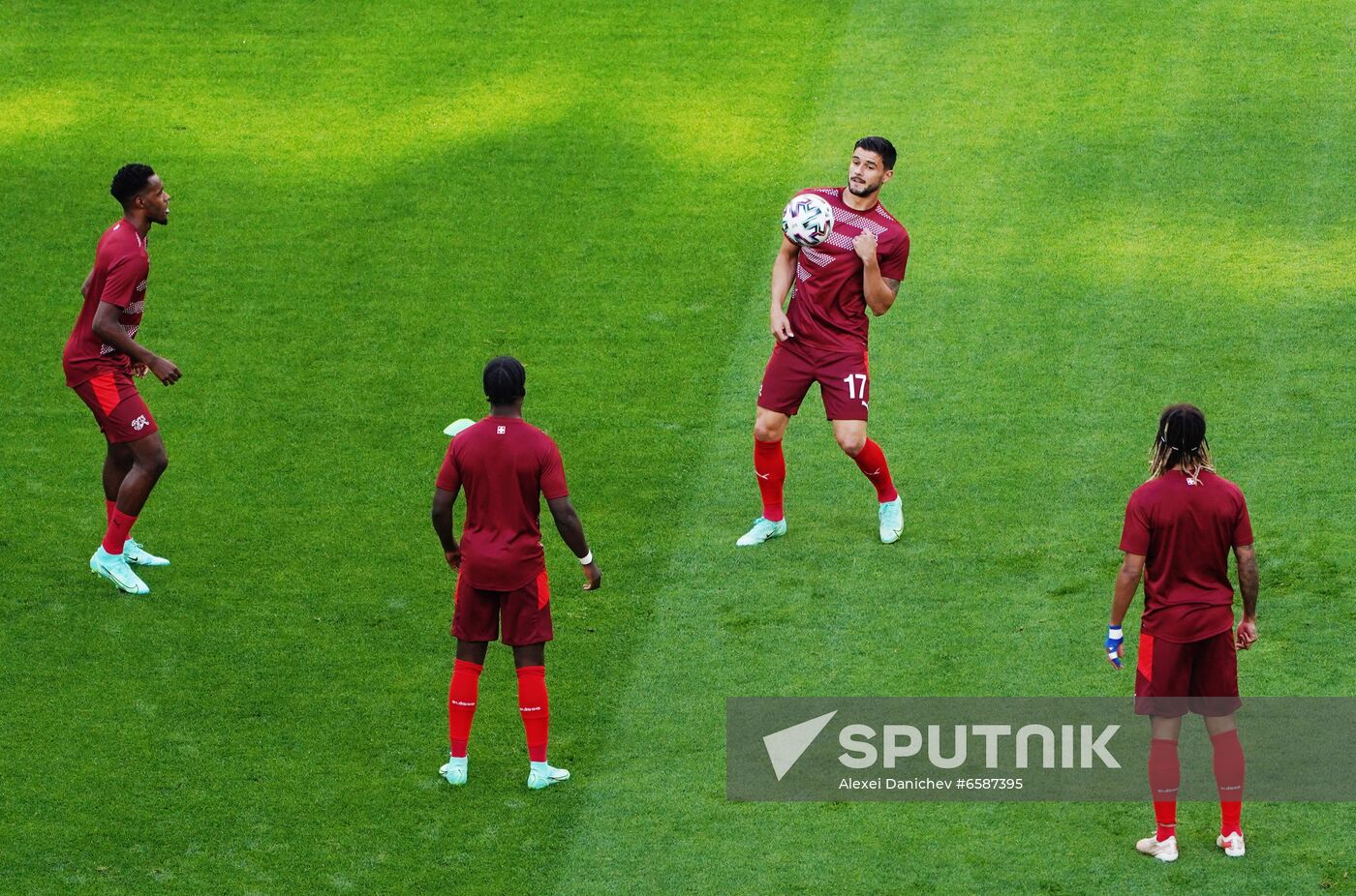 Russia Soccer Euro 2020 Switzerland - Spain