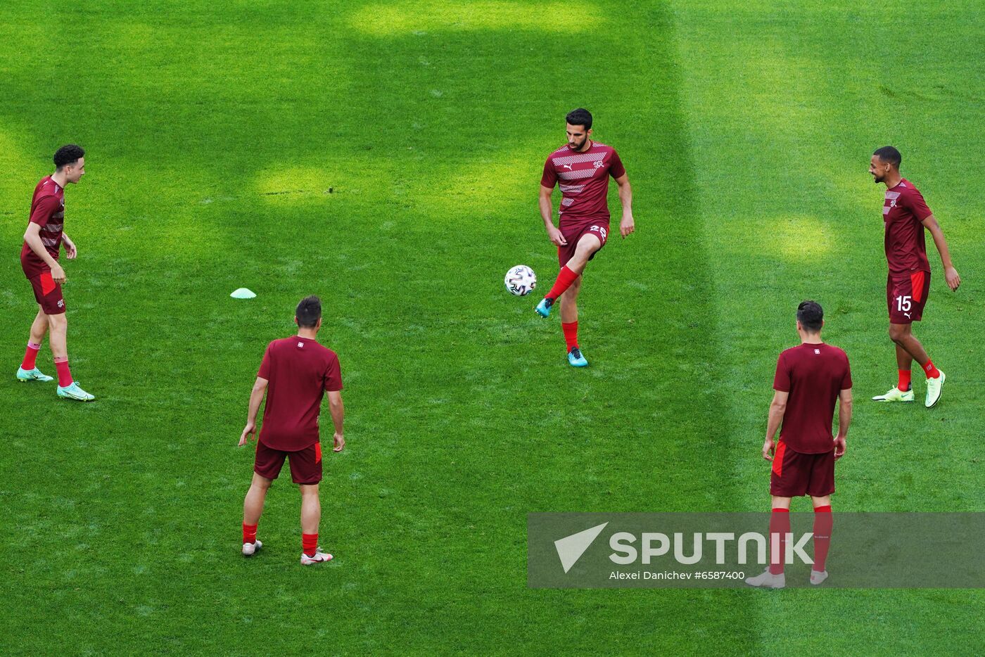Russia Soccer Euro 2020 Switzerland - Spain