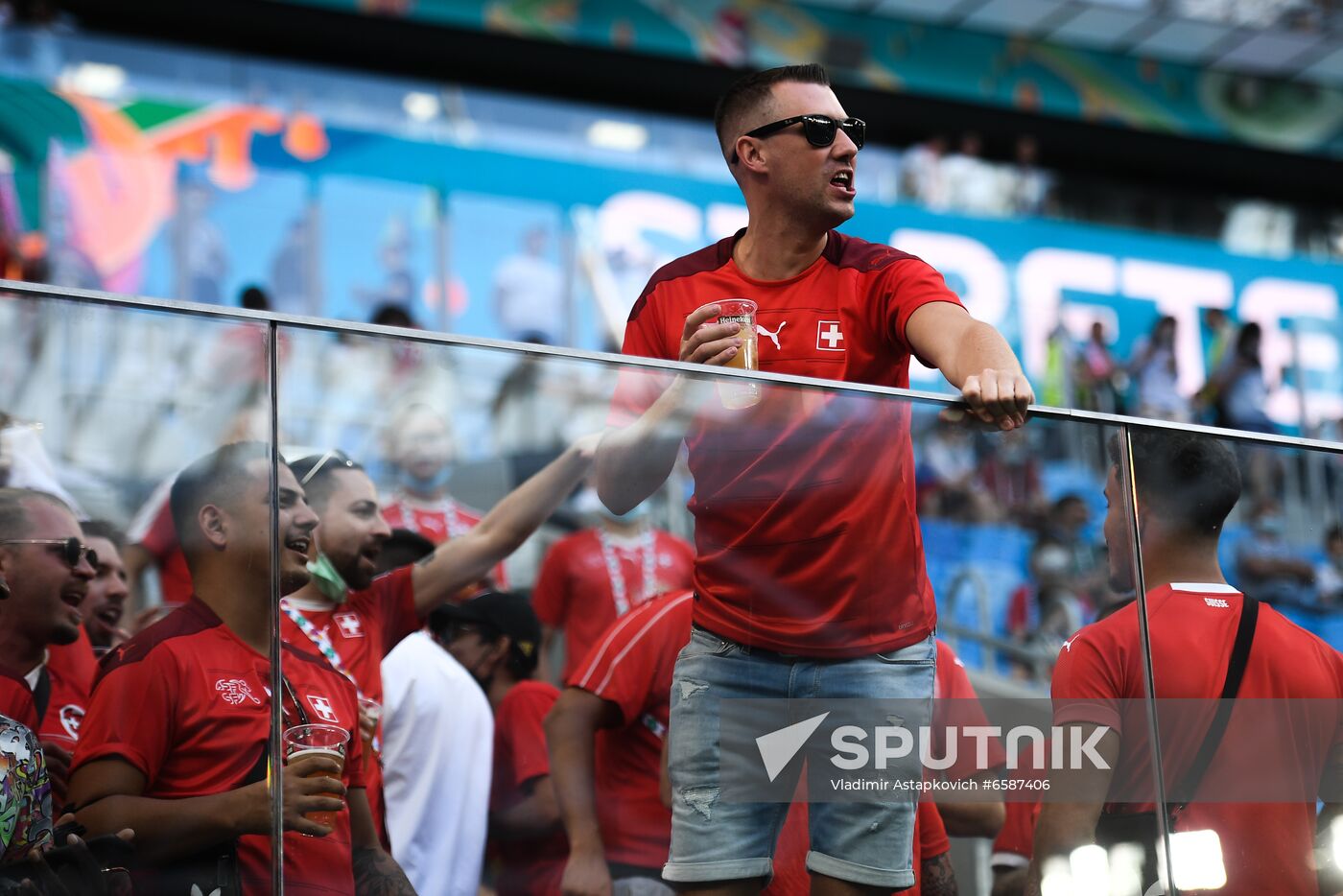 Russia Soccer Euro 2020 Switzerland - Spain