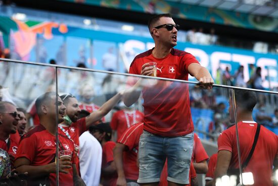 Russia Soccer Euro 2020 Switzerland - Spain
