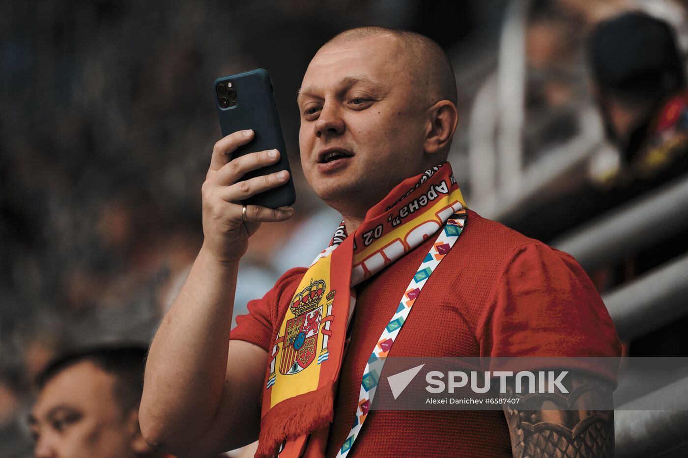 Russia Soccer Euro 2020 Switzerland - Spain