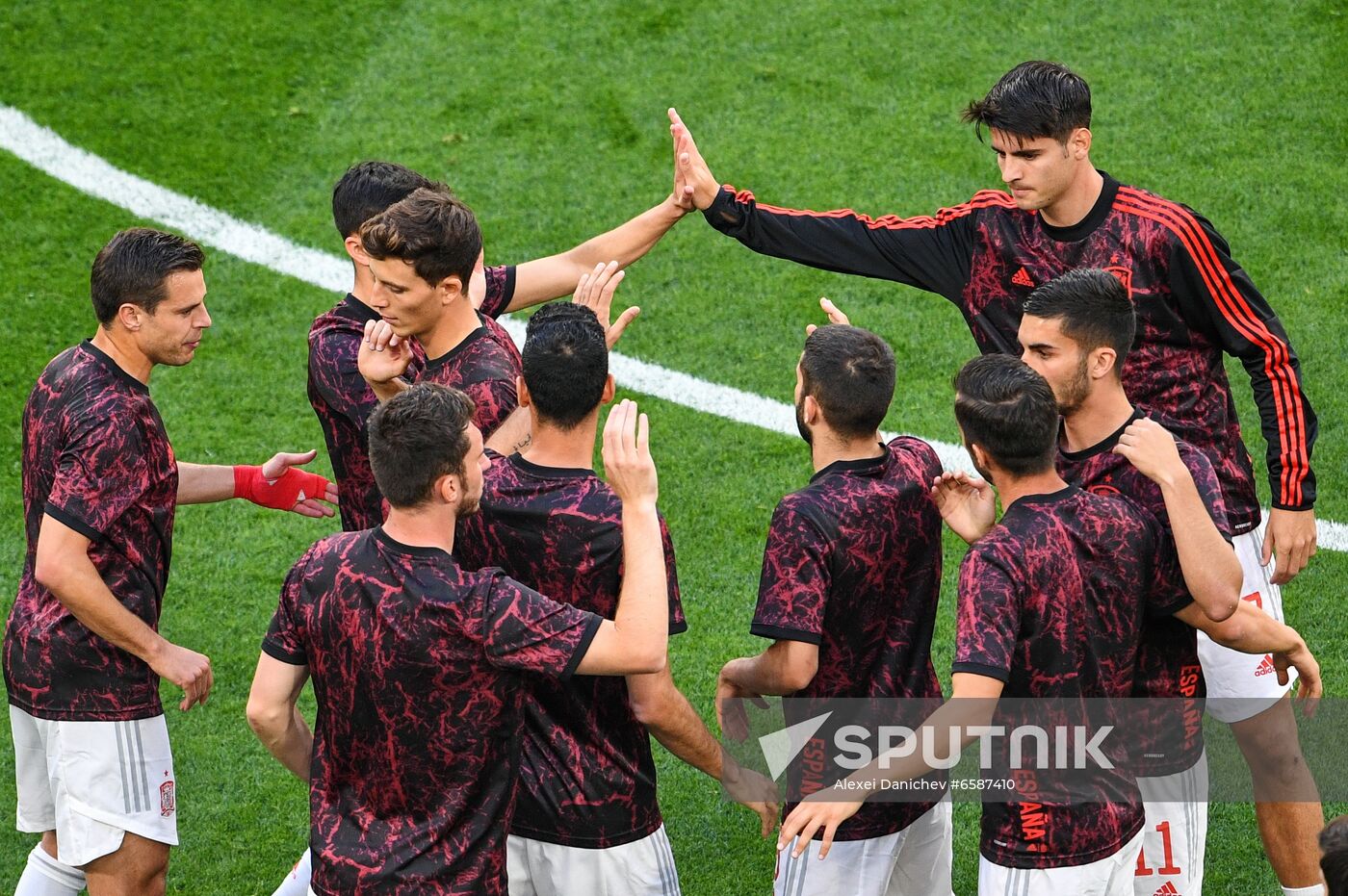 Russia Soccer Euro 2020 Switzerland - Spain