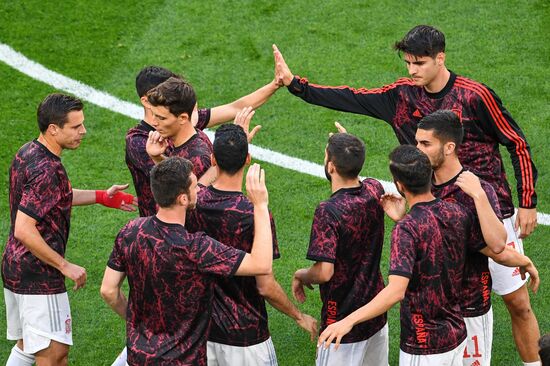 Russia Soccer Euro 2020 Switzerland - Spain