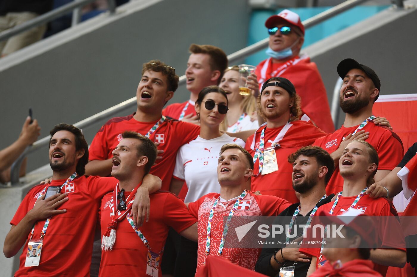 Russia Soccer Euro 2020 Switzerland - Spain