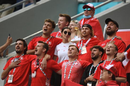 Russia Soccer Euro 2020 Switzerland - Spain