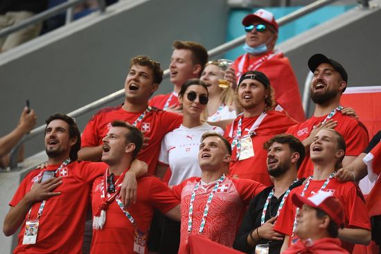 Russia Soccer Euro 2020 Switzerland - Spain