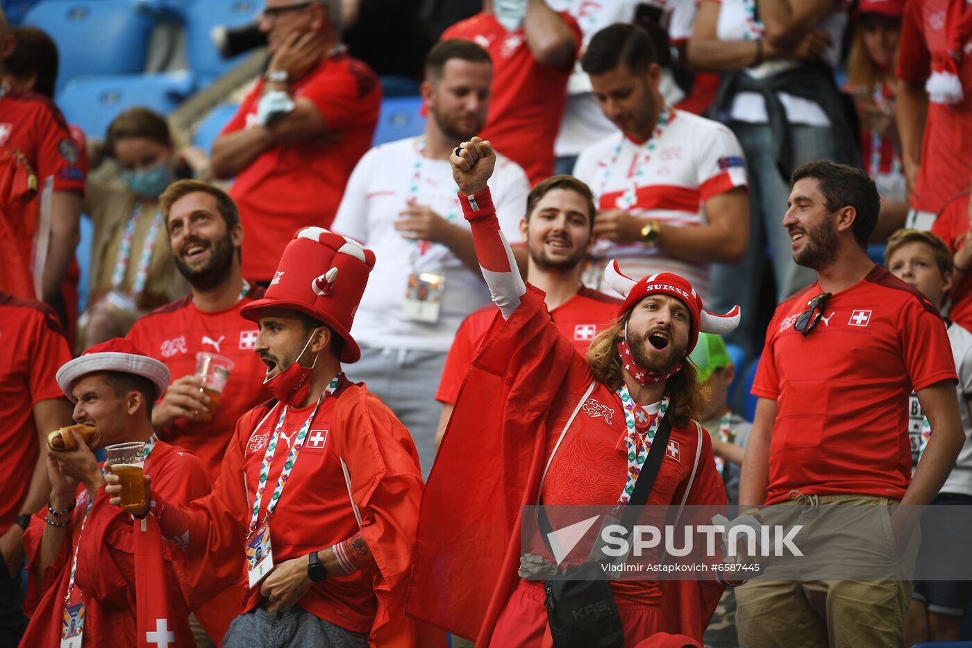 Russia Soccer Euro 2020 Switzerland - Spain